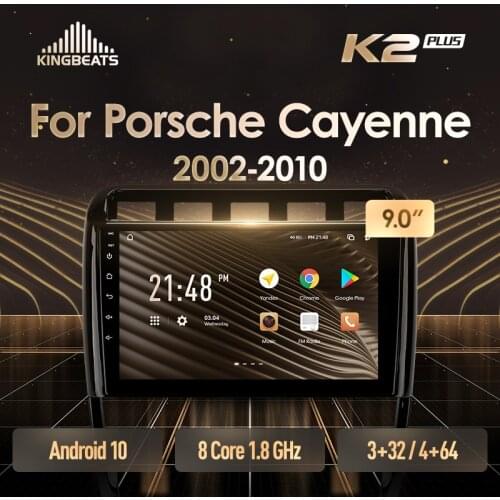 KingBeats Android Octa-Core head unit HU 4G in Dash Car Radio Multimedia Video Player Navigation GPS For Porsche Cayenne I 1 9PA 2002 - 2010 no dvd 2 din Double Din Android Car Stereo 2din