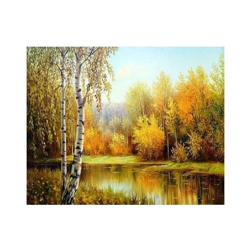 C27193 11CT/14CT/18CT/25CT/28CT night snowing patterns Counted Cross Stitch DIY Cross Stitch Kits Embroidery Needlework Sets