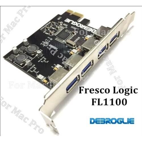 New USB3.0 PCI-Express 4 Ports Extended Card for Support 10.8~10.12 MP 3.1-5.1