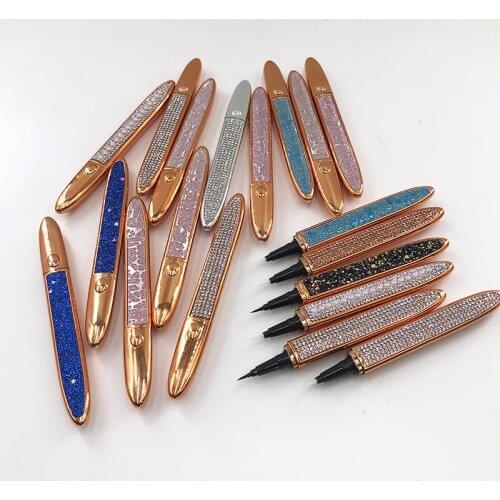 New Eyelashes Magic Self Adhesive Eyeliner Lash Glue Pen For False Eyelashes Waterproof Long Lasting Makeup Eyeliner