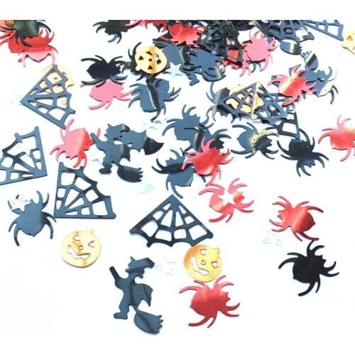 New Arrial 2017 50g PET Halloween Bat/Ghosts Confetti Table Sprinkles Supplies