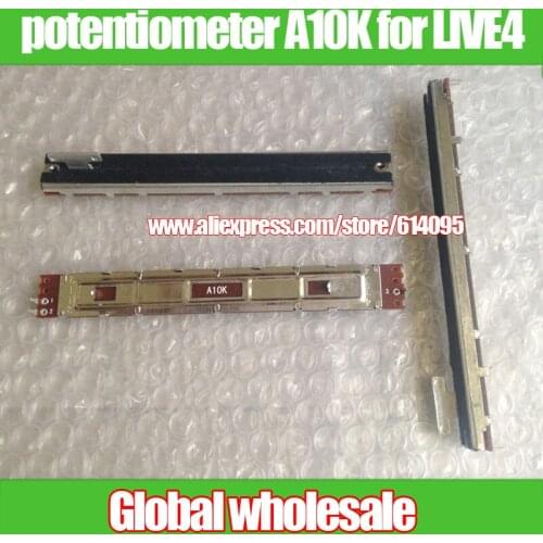 3pcs 128mm single joint potentiometer A10K for Soundcraft mixer fader LIVE4 / handle 8T SC-100N