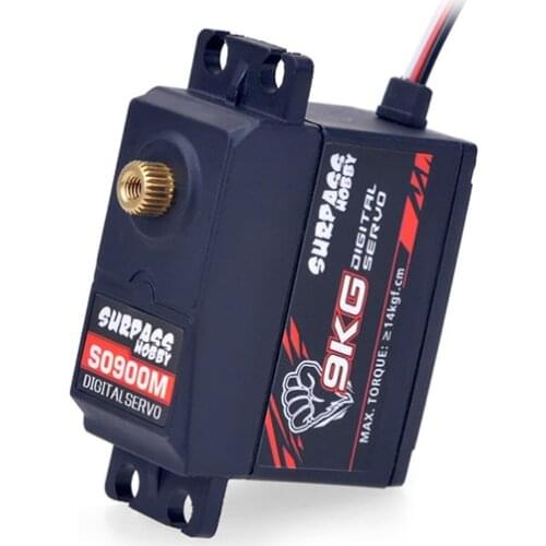 SURPASS Hobby RC Servo 9kg Metal Servo S0900M 14KG Digital for RC Airplane Robot 1/10 1/8 RC Monster Car Boat Duct Plane