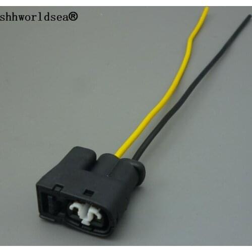 Shhworldsea 100pcs 2 pin female injector auto connector 90980-11246 7283-8225-30