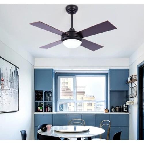 LED Ceiling Fans Light Simple Modern Internet Cafe Electric Fan Light Living Room Dining Room Ceiling Fans with Lights