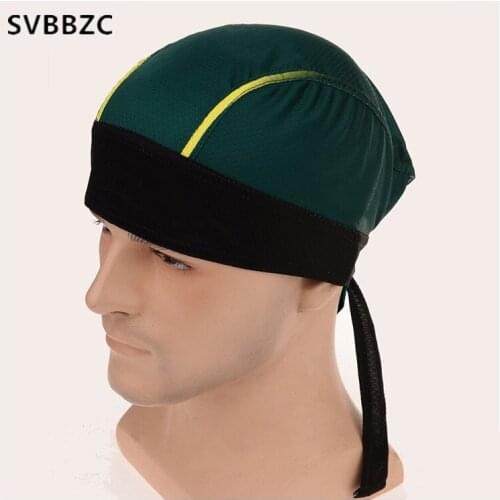 Outdoor Sport Women Men Cycling Caps Bike Hats Headwear Green Bicycle Bandana Pirates Scarf MTB Bike Bicycle Riding Headband