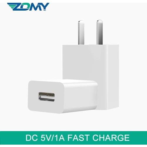 Zomy 10W Charger Quick DC 5V/1A Single Port Fast Charge Adapter For Vivo Oppo 3C Safety Certification USB Charges
