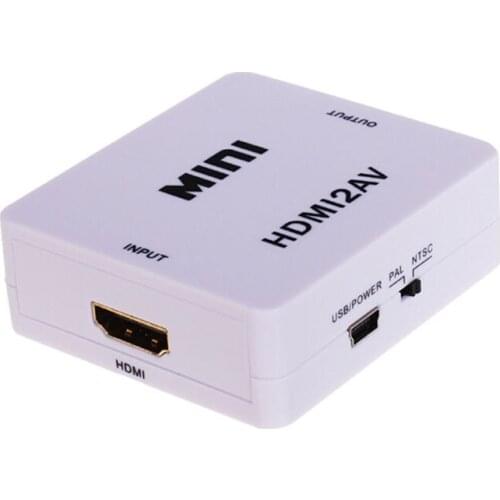 1080P HDMI TO AV 3 RCA COMPOSITE CVBS S-VIDEO CONVERTER ADAPTER PS3 SKY HDTV DVD