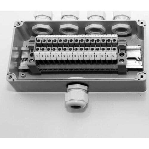 158*90*60mm One in Four Out wire junction box connection waterproof IP66 ABS plastic box use as junction enclosure set