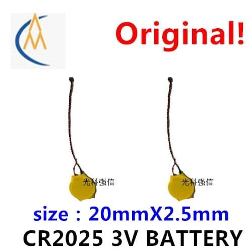 2PCS new DATE Shop 3 packets of laptop notebook motherboard 3 v battery CR2025 CMOSBIOS imported black head with line
