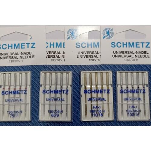 10pcs SCHMETZ UNIVERSAL Needles HA x 1,130/705H,15x1 Size #9 #11 #12 #14 #16 #18 for singer juki brother bernina pfaff janome