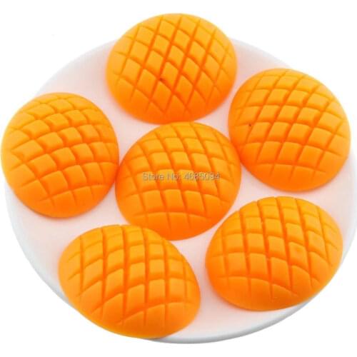 Gresorth 6 PCS Artificial Mango Slices Fake Fruit Slices Home Table Cabinet Decoration