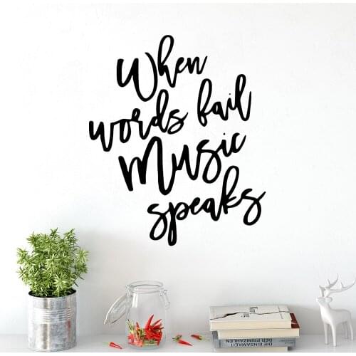 Classic English Sentences Wall Sticker Removable Self Adhesive Watercolo Decor Living Room Bedroom Removable Pvc Wall Decals