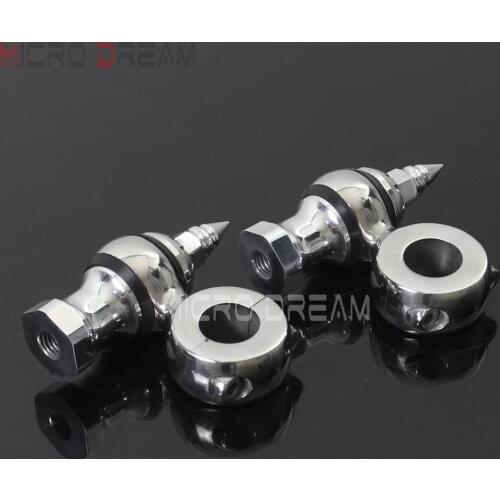 Polish 1 inch Knight Vintage Handlebar Riser for Harley Cafe Racer Bobber Old School 1'' & 25mm Handle Bar Mount Bars Clamps