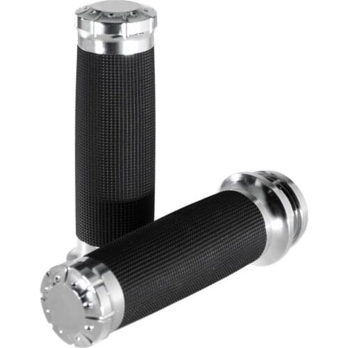 Motorcycle 1" Handle Grips Electronic Throttle Hand Grips Handlebar Fit For Harley Touring Street Glide Road Glide 08-Up FLS 16