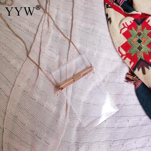 Spring Summer Jelly New Vertical Rectangular Hand Hold One Shoulder Diagonal Acrylic Transparent Cigarette Pack For Woman