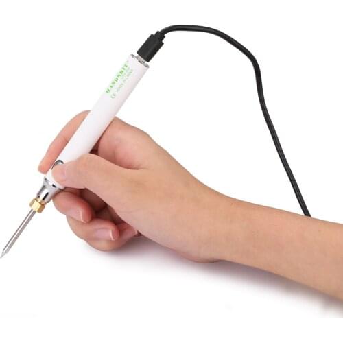 Handskit USB Charging Soldering Iron 5V 8W Adjustable Temperature Electric Soldering Iron Kit with Soldering station solder Wire