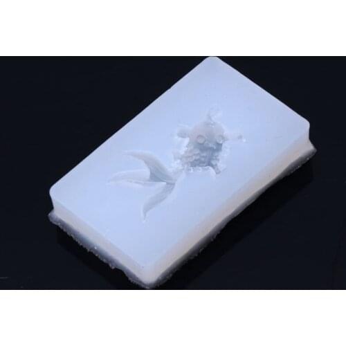 Goldfish Pendant Liquid Silicone Mold DIY Resin Jewelry Making Craft Tool E56C