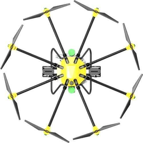 Carbon fiber frame 8axis 8 propellers 60kg agricultural sprayer