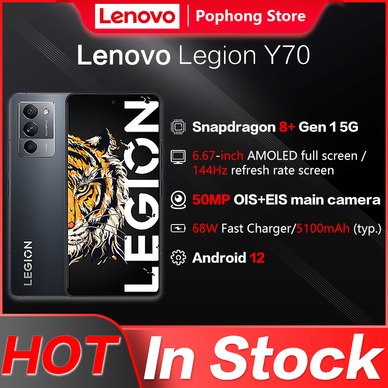 DHL Free Global Rom Lenovo Legion 2 Pro 5G Gaming Mobile Phone 6.92" 144Hz AMOLED Snapdragon888 OctaCore 90W Super Charge WiFi 6