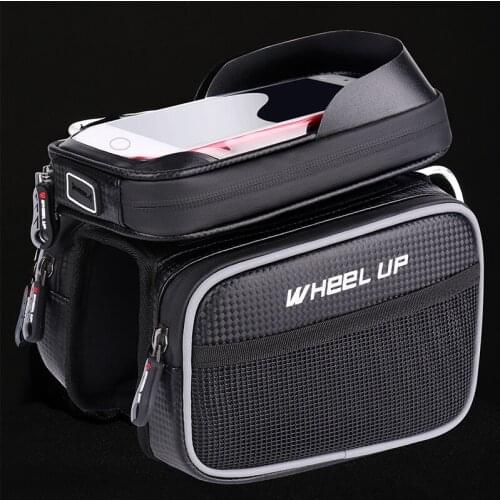Rainproof Cycling Pouch Panniers Cycling TPU Touch Screen Phone Bag Waterproof GPS Reflective Front Zipper MTB Mountain Bike Bag