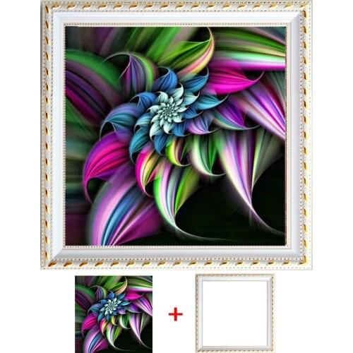 Framed 5D diy diamond painting "Mandala pattern" full round drill diamond mosaic embroidery sale rhinestone arts gift