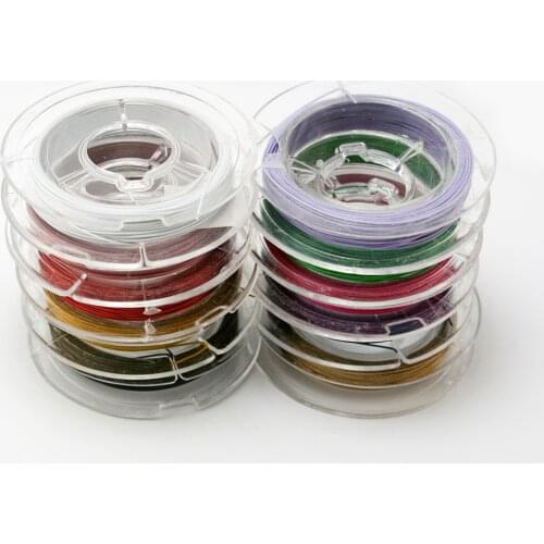 0.38MM Steel Wire 100m/lot Assorted Colors Beading Wire DIY Jewelry FXA001-99