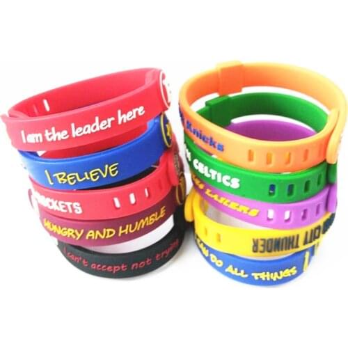 20pcs Men Signature Sport Silicone Bracelets amp Bangles Size Adjustable for Basketball Lover Fans Wristband Strap SH038