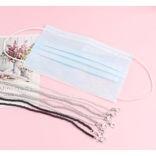 2020 New Korean Vintage Imitation Pearls Pendant Necklace Mask Chain Strap Hang on Neck Glasses Holder Rope for Women