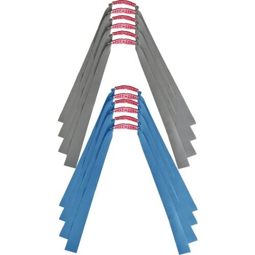 6pcs Outdoor Slingshot Elastic Flat Rubber Band Hunting Sports Catapult Supplies Professional Slingshot Rubber Bands