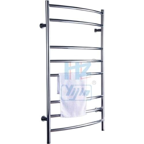 Free shipping SUS 304 CURVED electric heated rack towel warmer towel dryer electric stainless steel radiators HZ-914AS bend bar