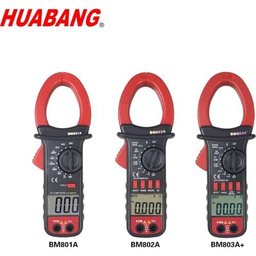 BM803A+ DC AC Voltage current ture RMS digital multimeter 1000A clamp meter and Capacitance surge current function