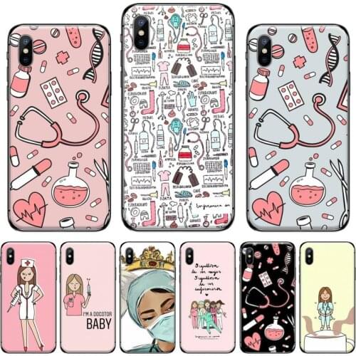 Medicine Doctor Nurse Spain Cartoon high quality Phone Case for iPhone 11 12 pro XS MAX 8 7 6 6S Plus X 5S SE 2020 XR