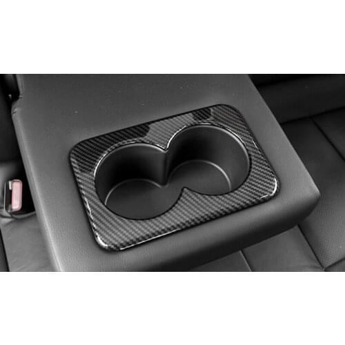 For Nissan X-trail Xtrail X Trail T32 Rogue 2014-2017 2018 Car Styling Rear Seat Water Cup Holder Protection Cover Trim Sticker