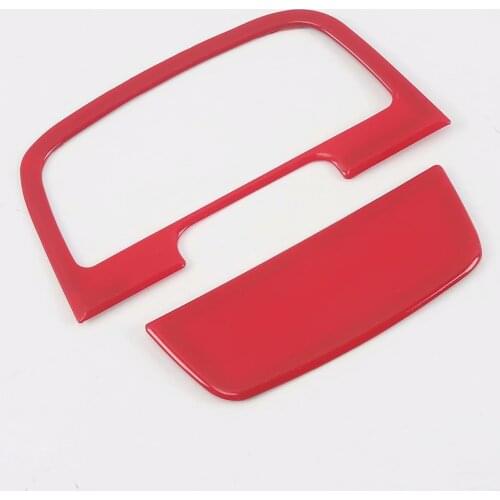 For Porsche Cayenne 2018 2019 2020 Carbon Fiber Style Center Conclose Cigar Lighter Cover Trim Stickers Accessories