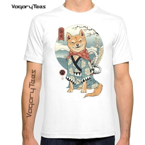 Funny T Shirts for Men Tops Tees 2021 Shiba Inu Japanese Printed Men/Women Tshirt Anime Shirt Clothes O-Neck streetwear tee
