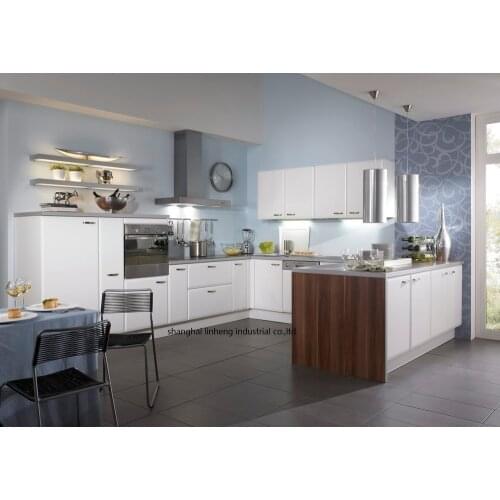 High gloss/lacquer kitchen cabinet mordern(LH-LA085)