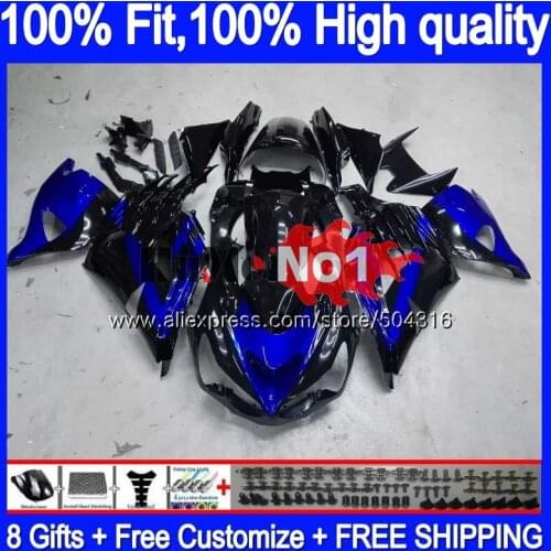 Injection For KAWASAKI ZX-14R ZX14R 12 13 14 15 16 17 87MC.17 ZZR1400 ZX 14R 2012 2013 2014 2015 2016 2017 Blue black Fairing