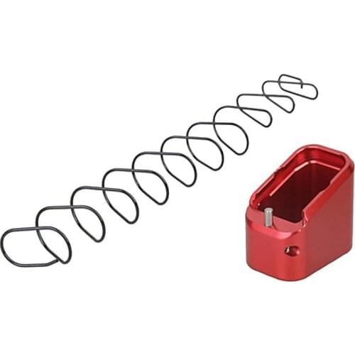 Tactical Magazines Base Pad Kit Fits For IPSC, USPUA, IDPA Magazine Extension For GLOCK 17, 22, 34, 35 Mit + Spring