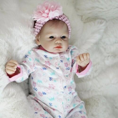 OtardDolls Boneca Reborn 22inch Soft Silicone Vinyl Doll 55cm Soft Silicone Reborn Baby Doll New born Lifelike Bebe Reborn Dolls