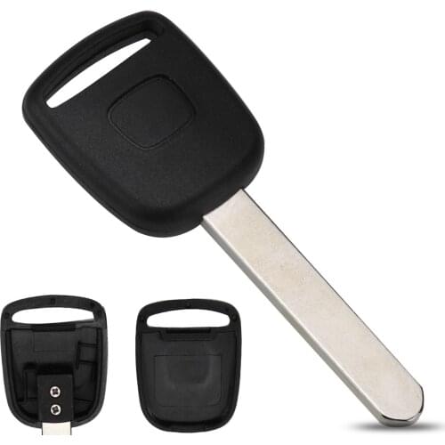 Kutery 10pcs/lot Transponder Car Key Shell Case Fob For Honda CR-V XR-V Accord Civic with Chip Groove Key Fob Replacement