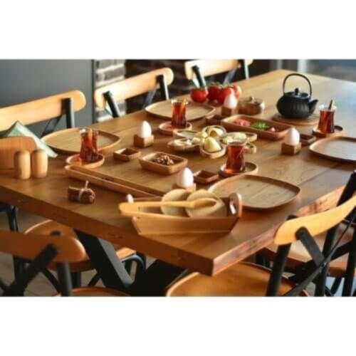 New model Bamboo breakfast plate set Ikon 33 Piece Breakfast Set B2667