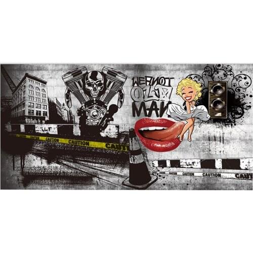 Punk skull tapestry blanket tenture gothic home decor astronaut tapiserie mural