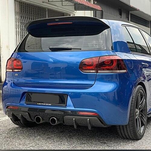 Suitable for 6r20 Golf Carbon Fiber Refitted High 6r Middle Out Tail Lip Shovel Rear Spoiler Car Small Surround