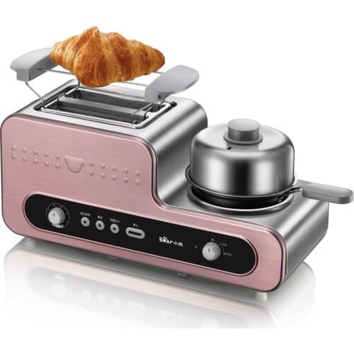 Bear 3 in 1 Breakfast Maker Toaster Home Breakfast Toaster Tug Driver Fully Automatic Toast