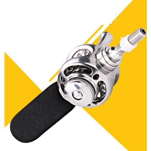 Hollow Reel Aluminum Carp Fishing Coil Modification 40/50/60 Seawater Hand Reels CNC Machined Hollow Ice Fishing Wheels Gear