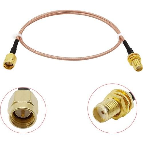 SMA Jack Plug RG316 Cable Connector SMA Male to SMA Female Extension Pigtail RG316 Cables Wi-Fi Antenna Wire Connectors