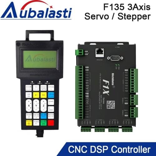 Aubalasti CNC DSP Controller F135 Support Servo and Stepper 3Axis Multi-Tool Head Automatic Switching Motion Control System