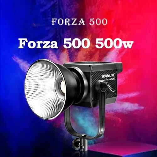 Nanlite Forza 500 500W LED Light Fill Light Spotlight Photography lighting Lamp COB 5600K Daylight for outdoor Video Movie Light