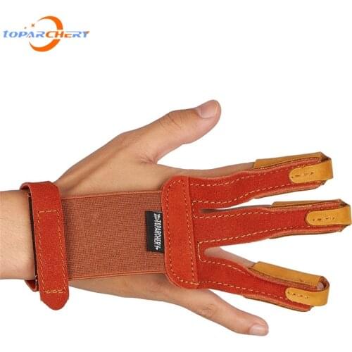 Toparchery Hand Guard Finger Guard Arm Guard Archery Protective Gear Shooting Protector Hunting Accessories